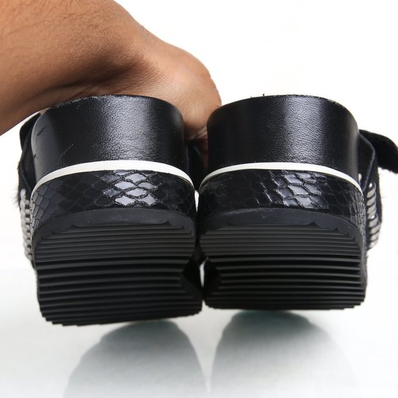 Donald J. Pliner Calf Hair Lug Platform Sandals | Size 8 - Picture 6 of 11